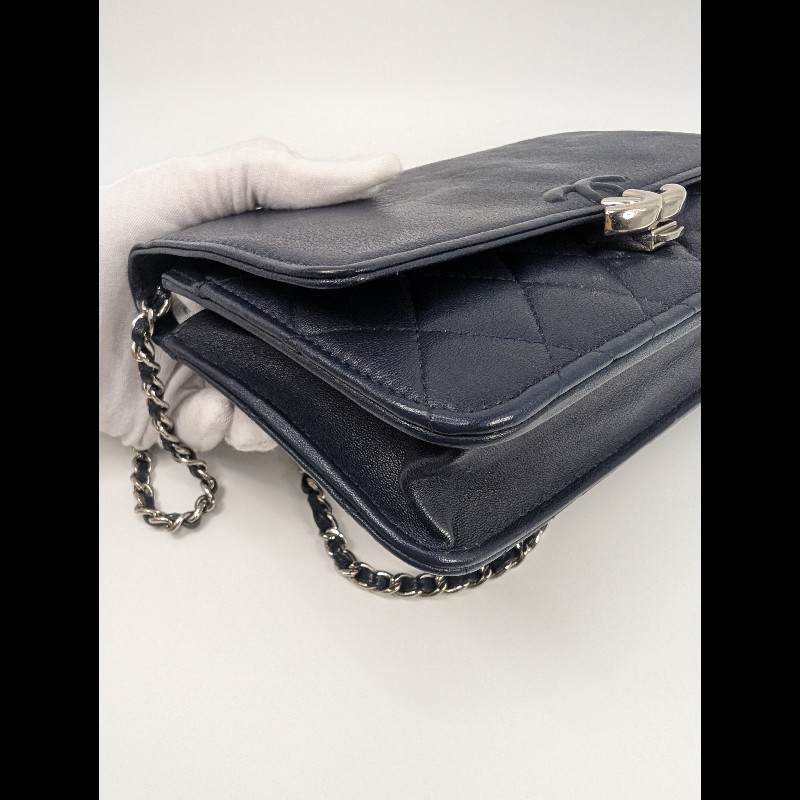 99成新-Chanel古巴系列超耐用「牛皮」WOC-9