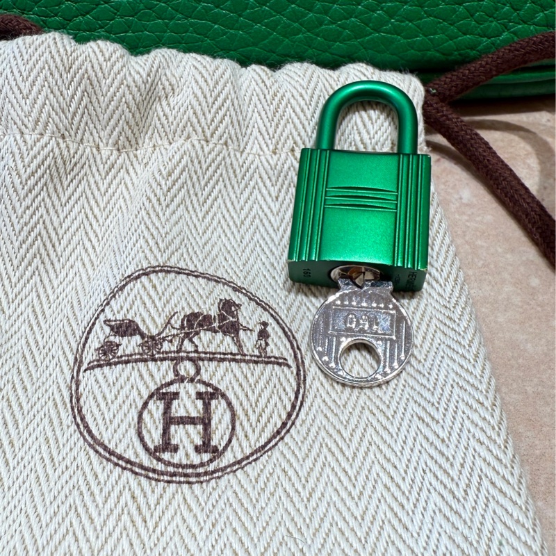 愛馬仕 Hermes Picotin 菜籃子包 綠色五金 綠色-5