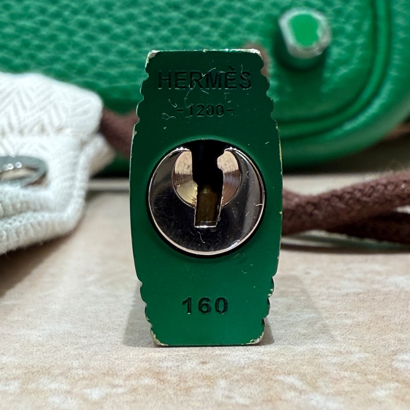 愛馬仕 Hermes Picotin 菜籃子包 綠色五金 綠色-6