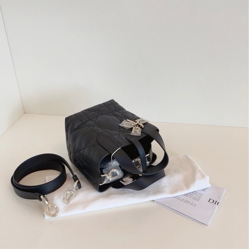 【全新全膜🆕】Dior Toujours mini黑金竪版土著包 手提單肩包-3