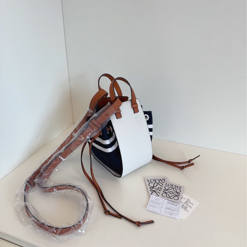 【99新🆕】Loewe Hammock mini 限量款 海軍風迷你吊床包 手提單肩斜挎包-2
