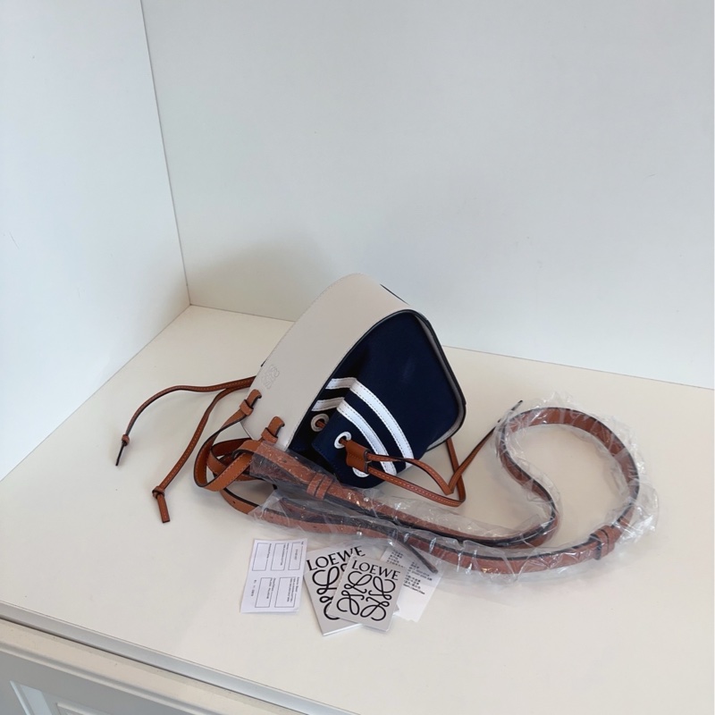 【99新🆕】Loewe Hammock mini 限量款 海軍風迷你吊床包 手提單肩斜挎包-7