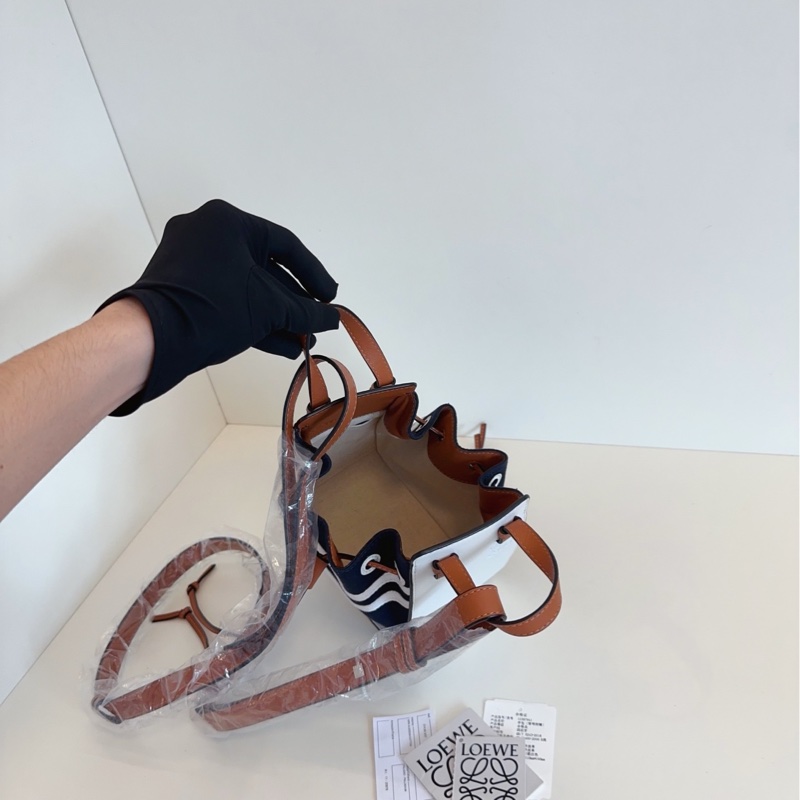 【99新🆕】Loewe Hammock mini 限量款 海軍風迷你吊床包 手提單肩斜挎包-8