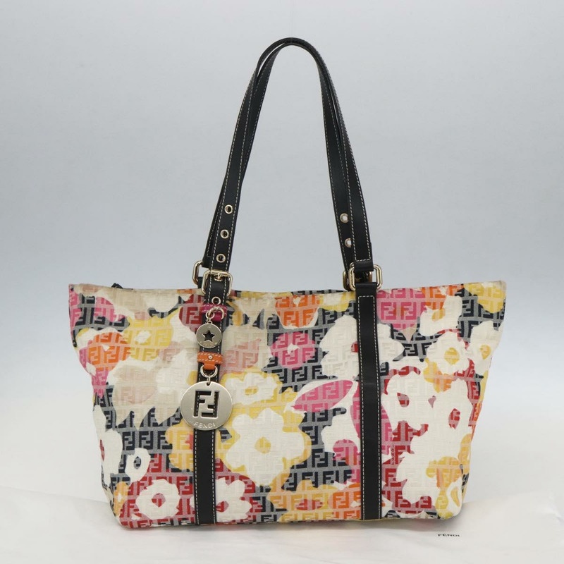 【日本直送】FENDI Zucchino帆布手提包 多色 金色 正品 158708-11