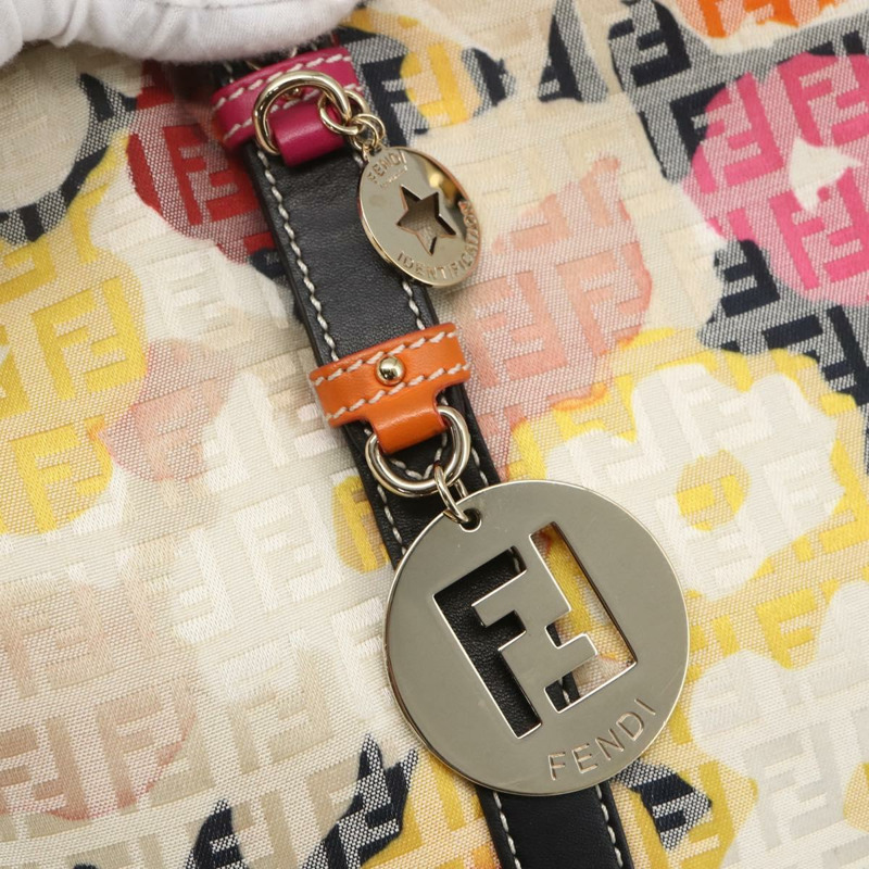 【日本直送】FENDI Zucchino帆布手提包 多色 金色 正品 158708-17