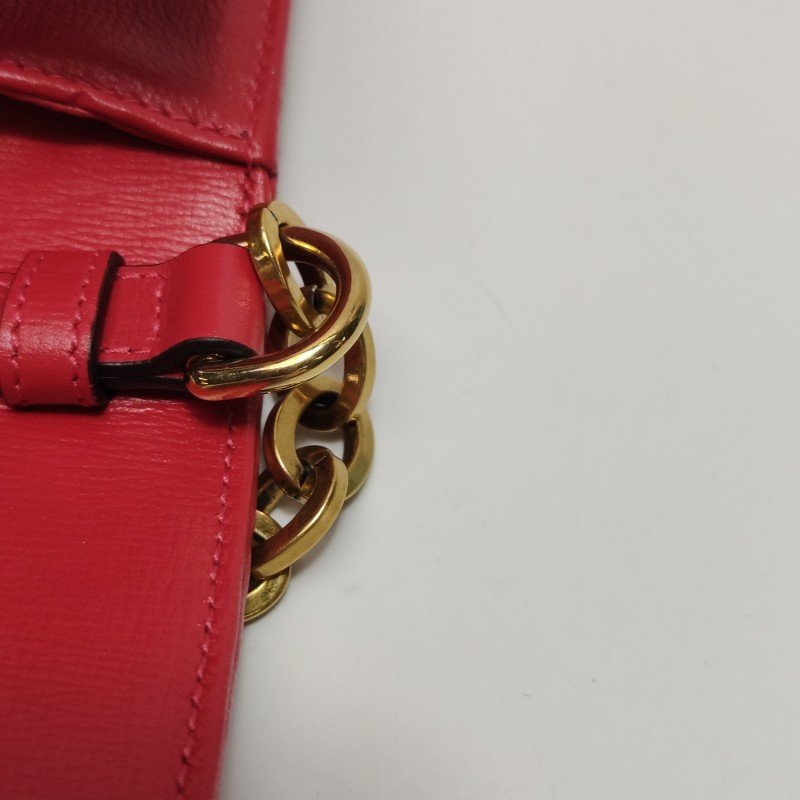 Gucci 1955小號牛皮編織馬銜扣斜挎包單肩包-13