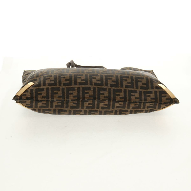 【日本直送】FENDI Zucca帆布手提包 黑色棕色 正品 159302V-5