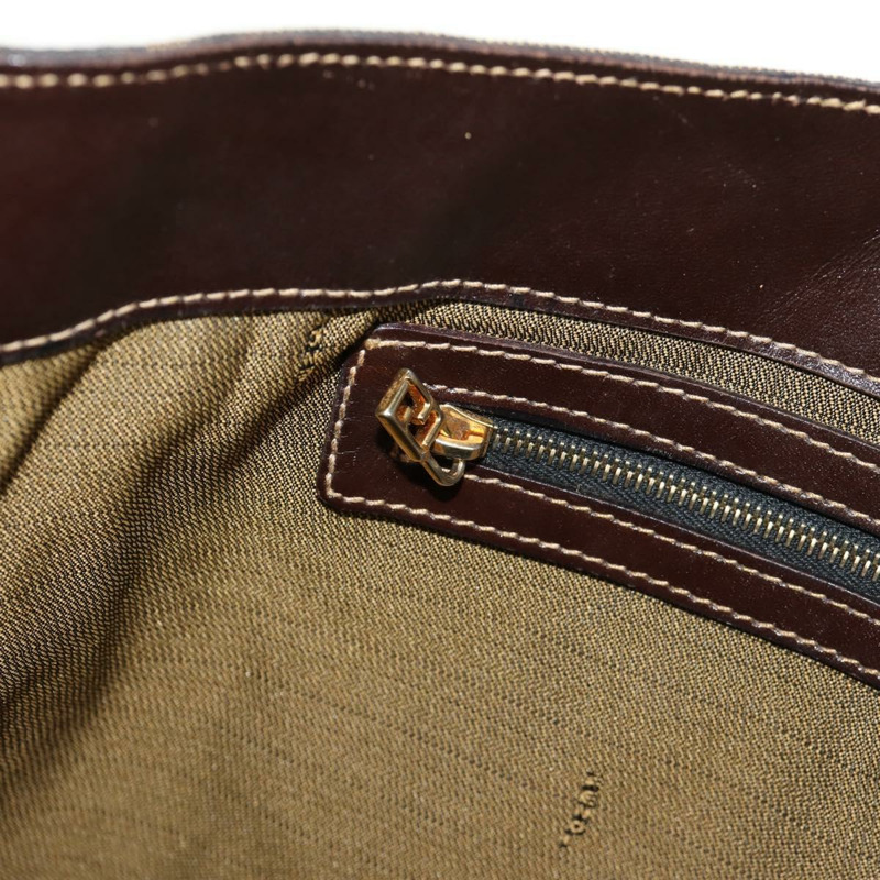 【日本直送】FENDI Zucca帆布手提包 黑色棕色 正品 159302V-21