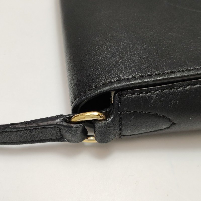 Burberry牛皮尼龍布拼色格紋斜挎包單肩包-12