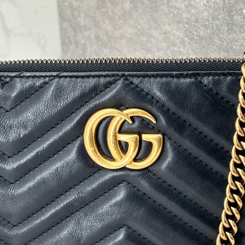 💗香緹國際精品💗 733 Gucci gg Marmont 鏈帶包-2