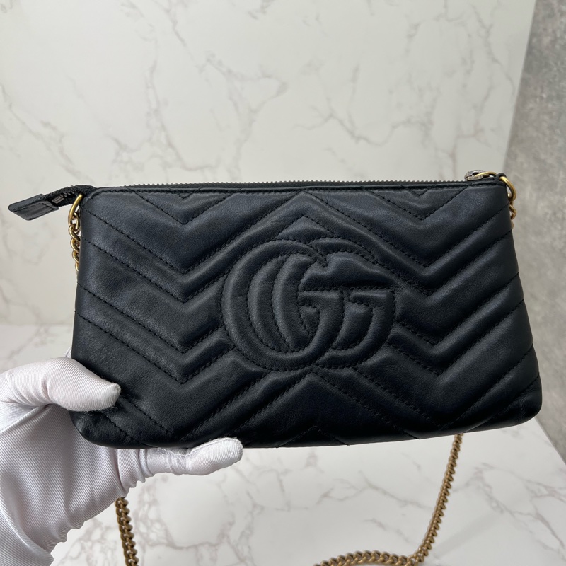 💗香緹國際精品💗 733 Gucci gg Marmont 鏈帶包-5