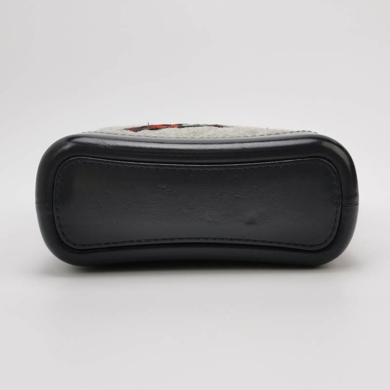 Chanel Gabrielle流浪包小號油蠟皮拼色菱格字母Logo雙鏈條設計單肩包-5