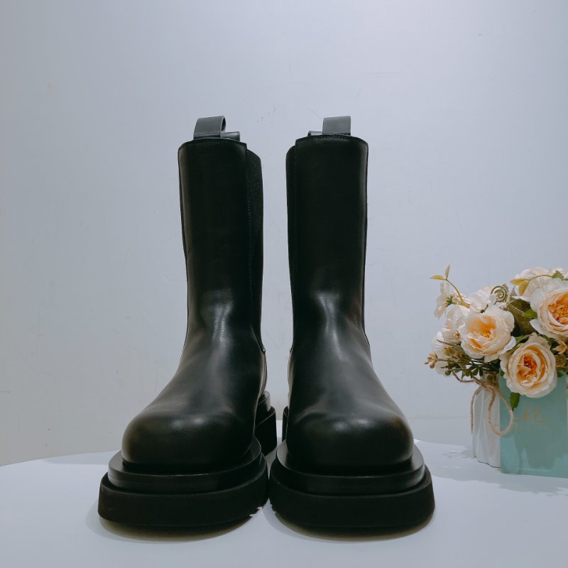 TW4623 Bottega Veneta 黑色靴子碼數 41 未使用品 Curl Boots-3