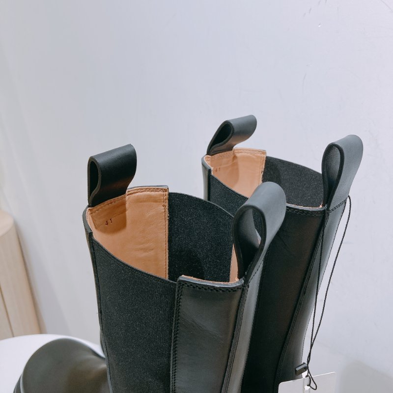 TW4623 Bottega Veneta 黑色靴子碼數 41 未使用品 Curl Boots-8