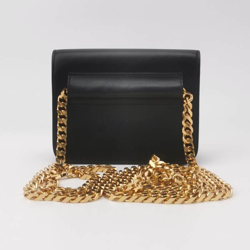 Burberry牛皮純色字母logo腰包胸包-4