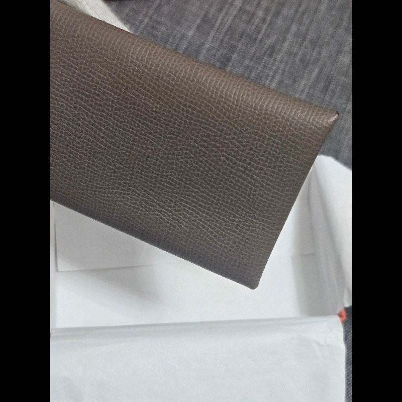 Hermes Calvi 大象灰 卡片夾 卡包 零錢包-14