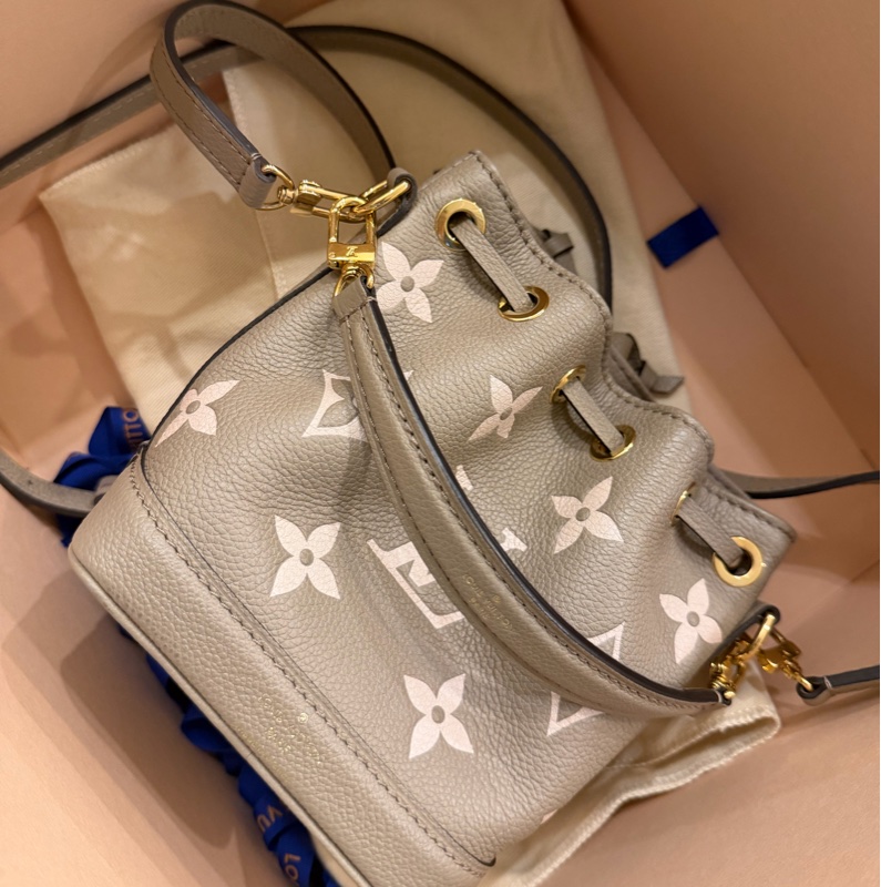 🎁LV nano noe 大象灰迷你水桶包 極極極新-9