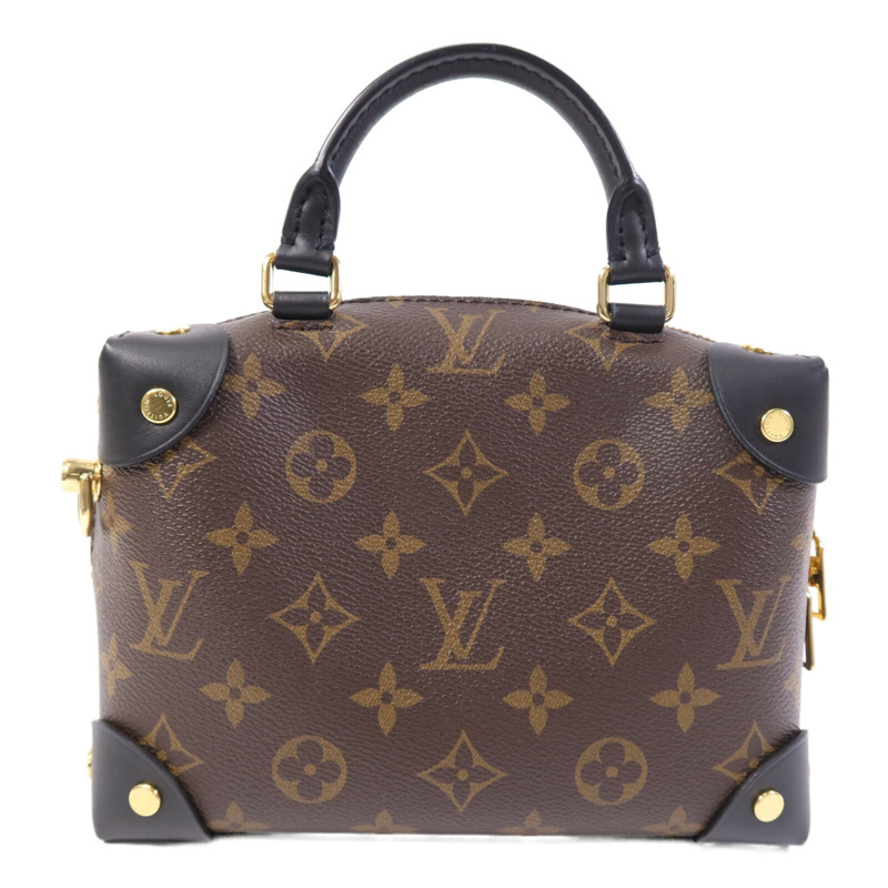 LOUIS VUITTON Monogram Petite Malle Souple金扣手挽肩背兩用袋-1
