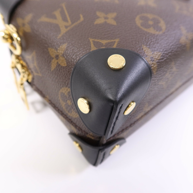 LOUIS VUITTON Monogram Petite Malle Souple金扣手挽肩背兩用袋-10