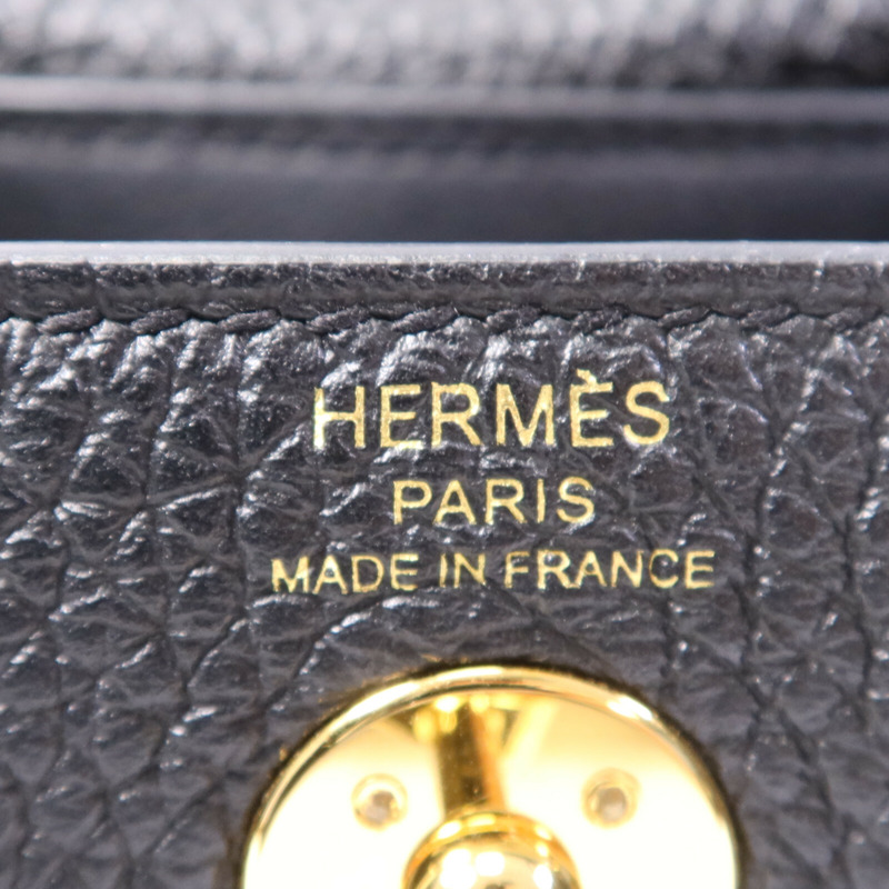 HERMES Clemence皮革Mini Lindy金扣手挽肩背兩用袋Nior-5