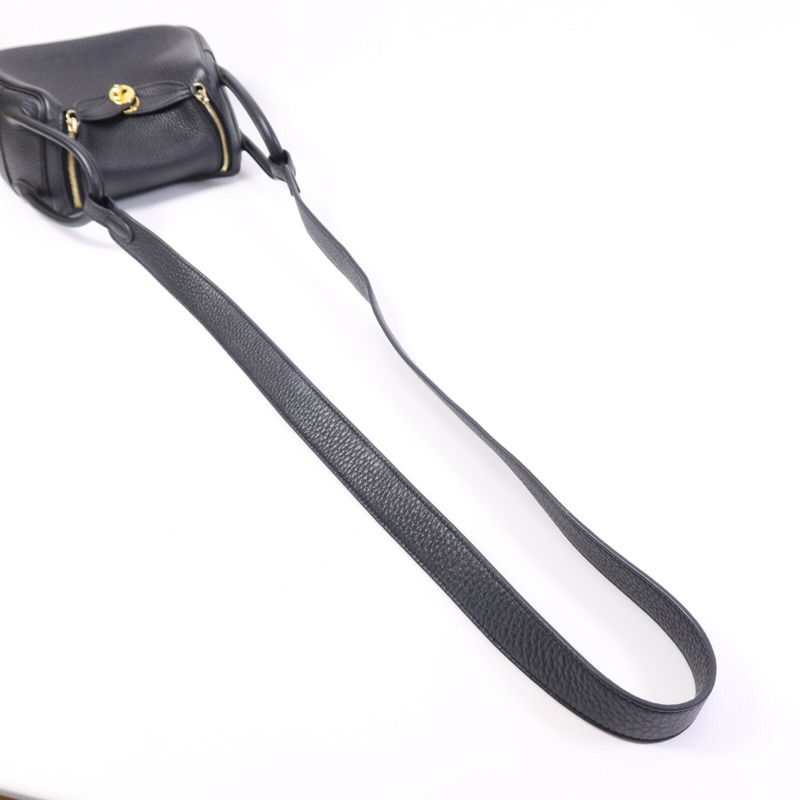 HERMES Clemence皮革Mini Lindy金扣手挽肩背兩用袋Nior-8