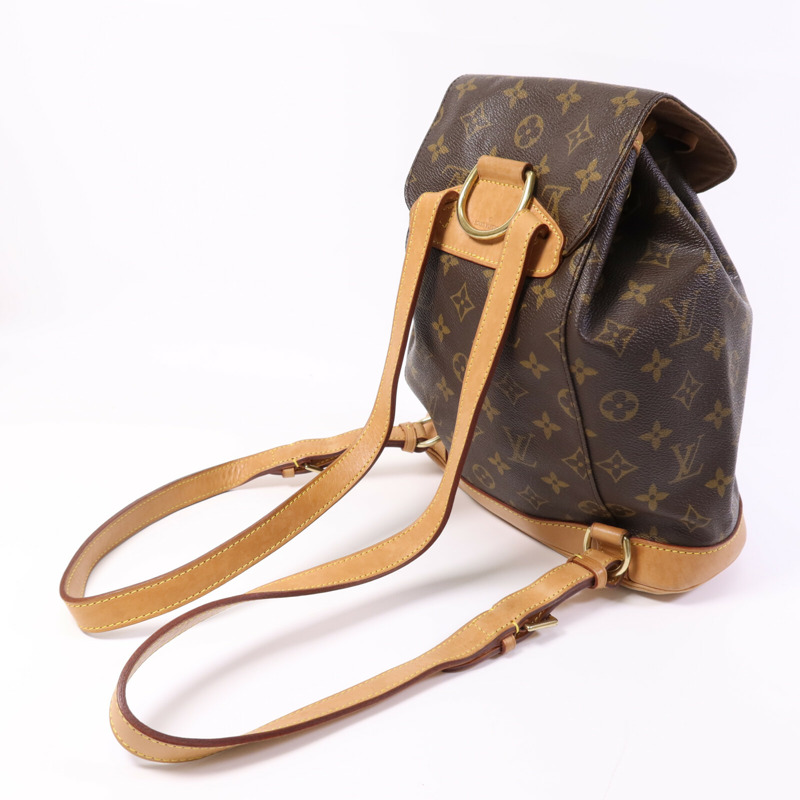 LOUIS VUITTON Monogram Montsouris MM Backpack金扣背包-8