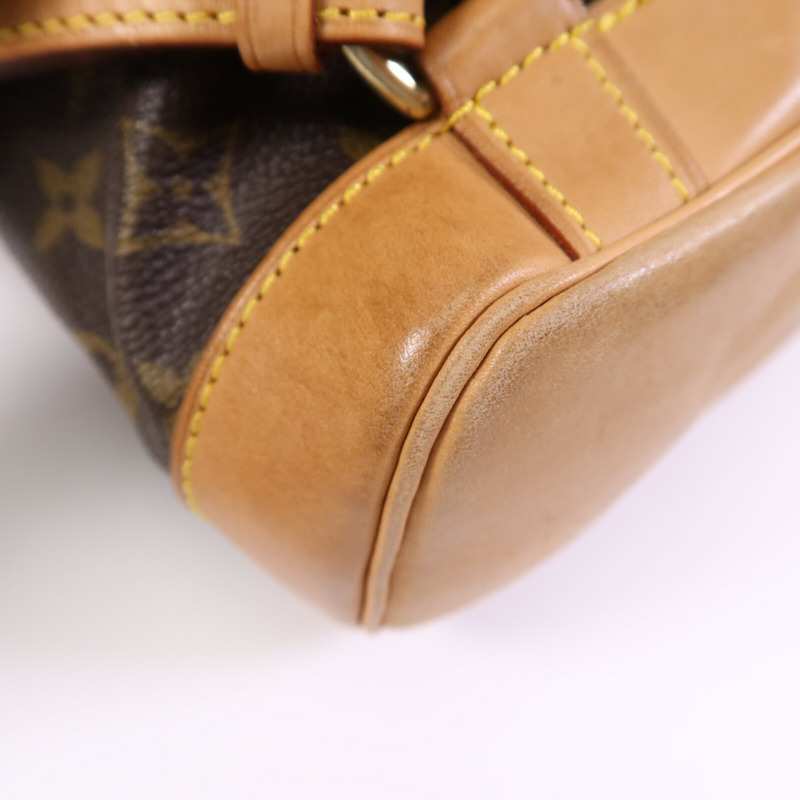 LOUIS VUITTON Monogram Montsouris MM Backpack金扣背包-13