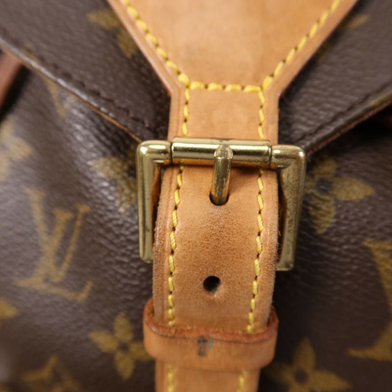 LOUIS VUITTON Monogram Montsouris MM Backpack金扣背包-14