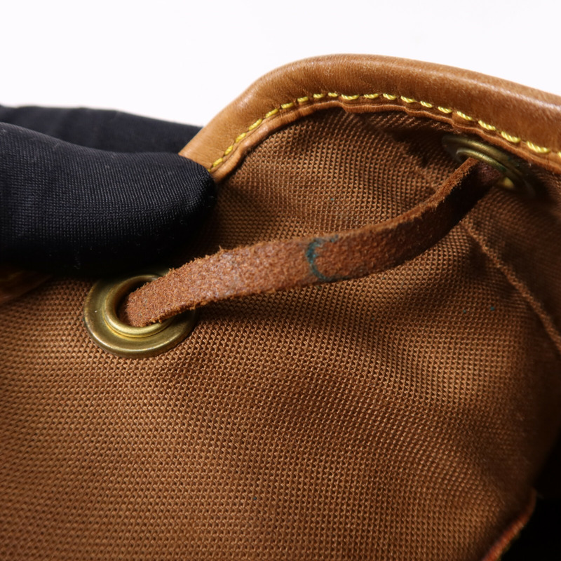 LOUIS VUITTON Monogram Montsouris MM Backpack金扣背包-17