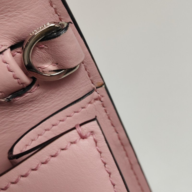 Prada Plex Ribbon中號牛皮拼色書封式插扣斜挎包單肩包-10