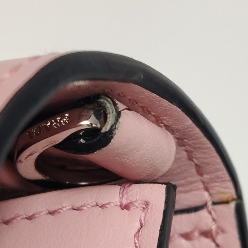 Prada Plex Ribbon中號牛皮拼色書封式插扣斜挎包單肩包-24