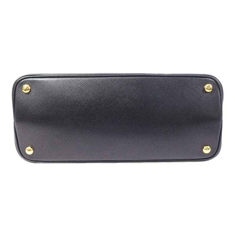 PRADA 牛皮皮革2 Way Shoulder Bag金扣手挽肩背兩用袋-3