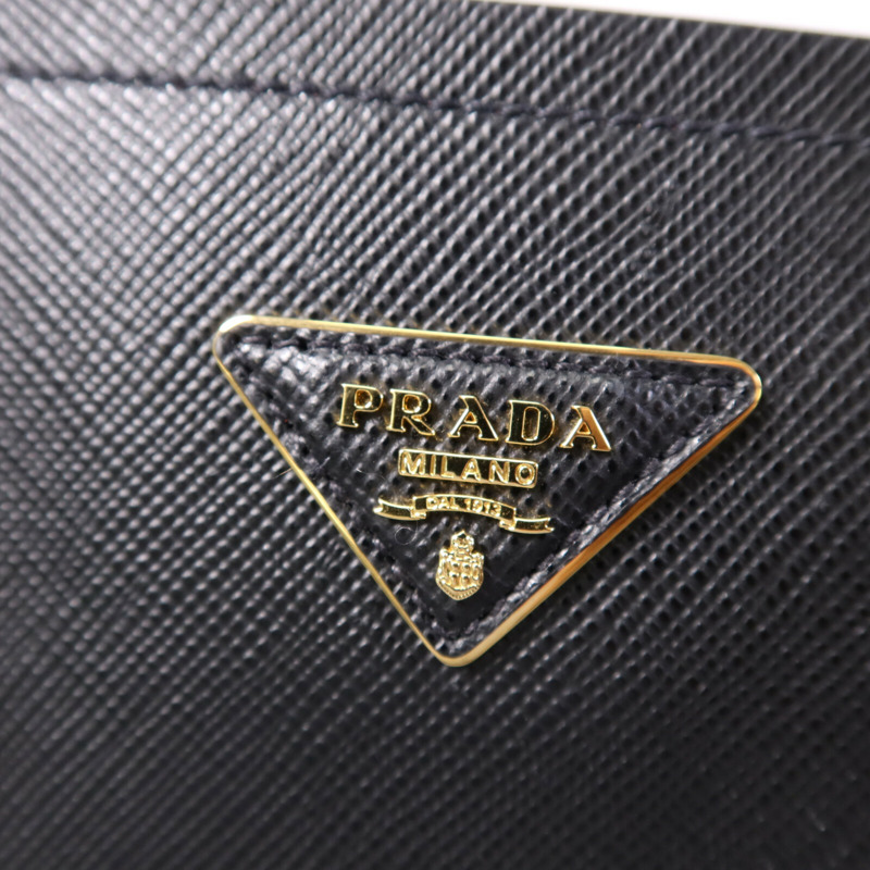 PRADA 牛皮皮革2 Way Shoulder Bag金扣手挽肩背兩用袋-5