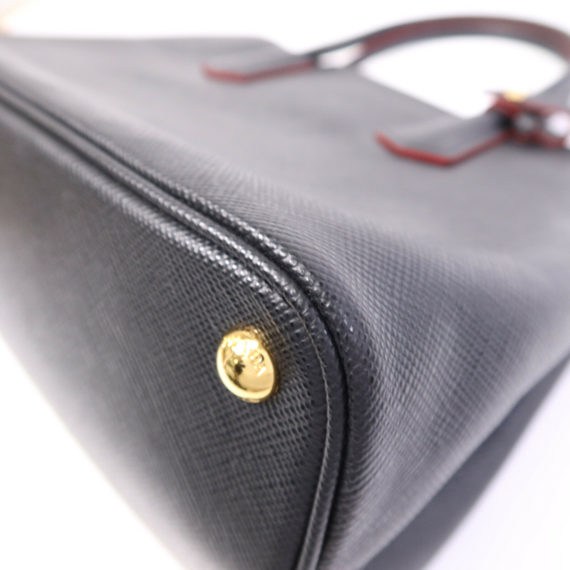 PRADA 牛皮皮革2 Way Shoulder Bag金扣手挽肩背兩用袋-10