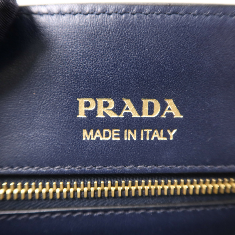 PRADA 牛皮皮革2 Way Shoulder Bag金扣手挽肩背兩用袋-5