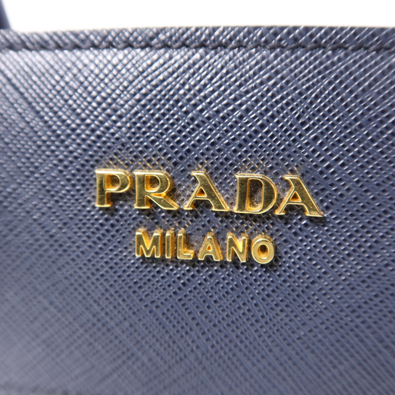 PRADA 牛皮皮革2 Way Shoulder Bag金扣手挽肩背兩用袋-6