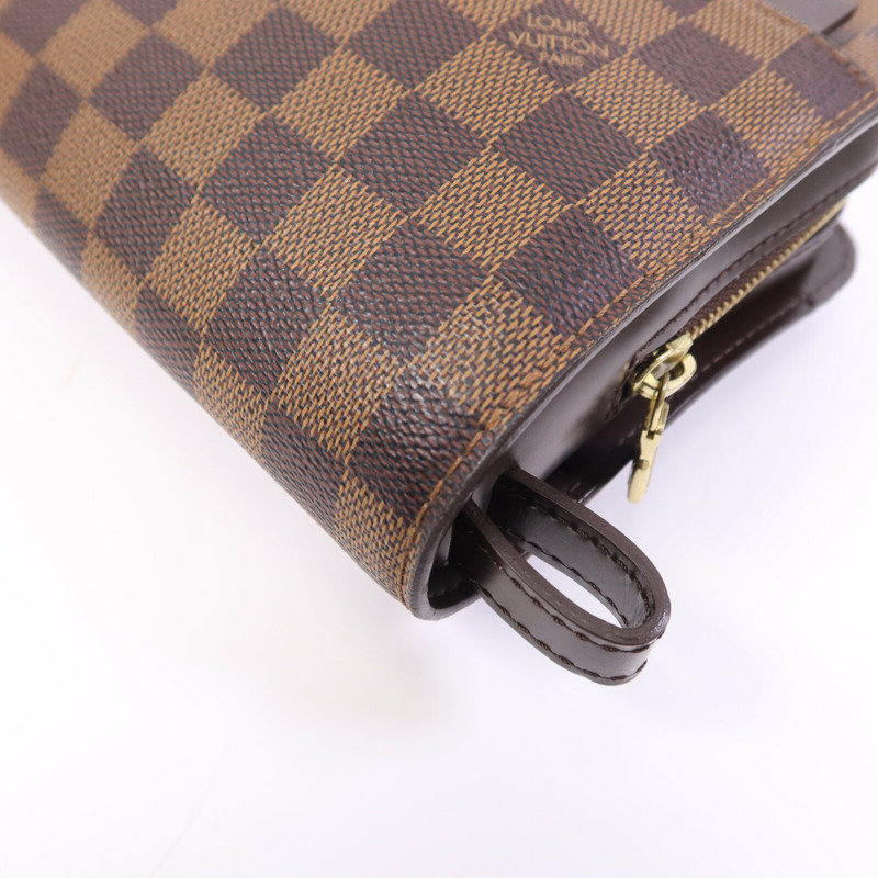 LOUIS VUITTON Damier Saint Louis Clutch Bag金扣手拿包-8