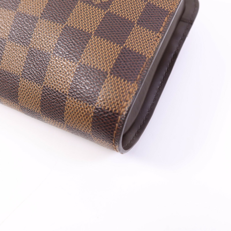 LOUIS VUITTON Damier Saint Louis Clutch Bag金扣手拿包-10