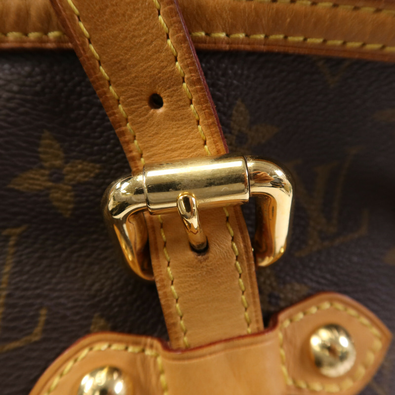 LOUIS VUITTON Monogram Palermo GM金扣手挽肩背兩用袋-15