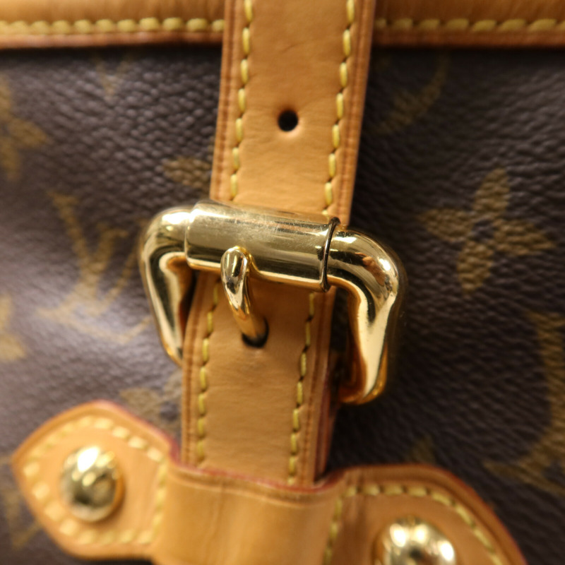 LOUIS VUITTON Monogram Palermo GM金扣手挽肩背兩用袋-16
