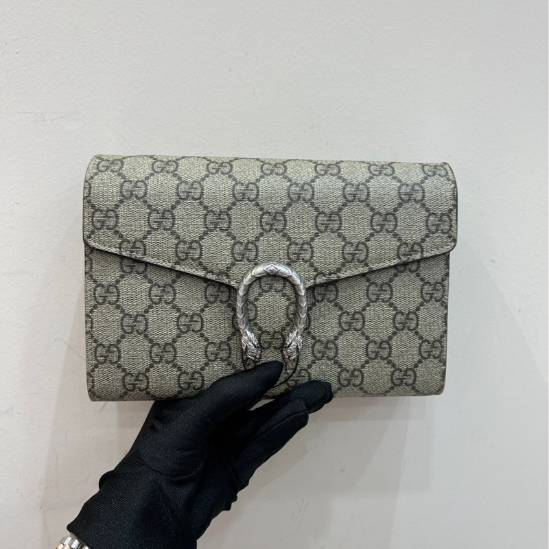 【98🆕】Gucci 酒神woc鏈條包 斜挎包-1