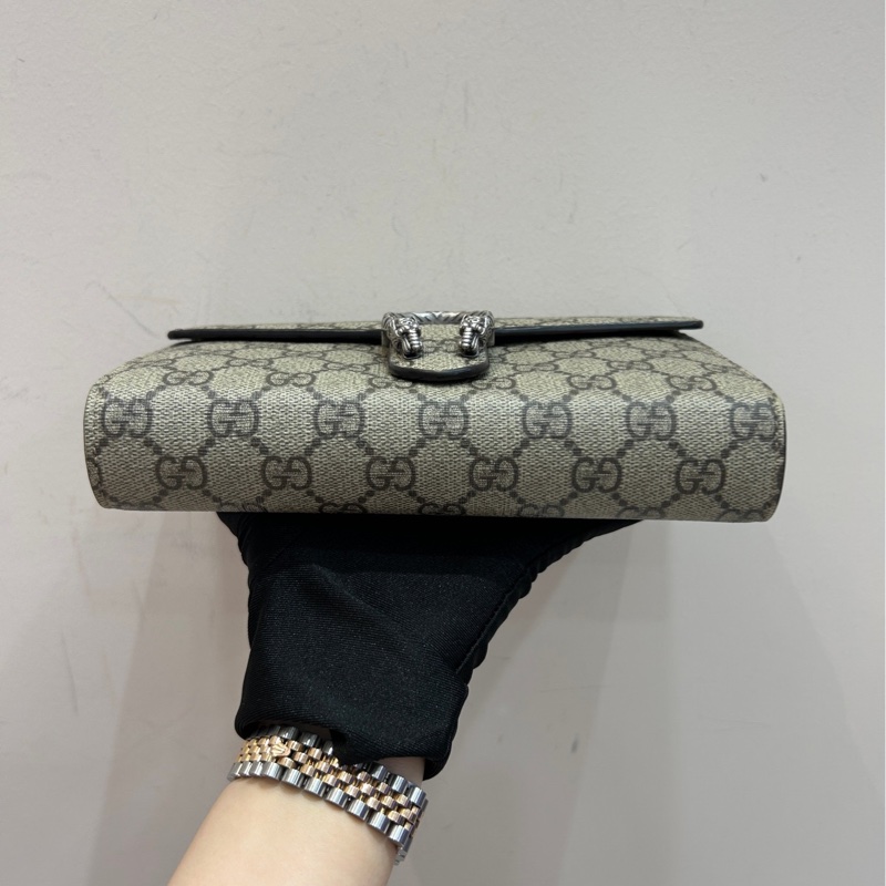 【98🆕】Gucci 酒神woc鏈條包 斜挎包-3