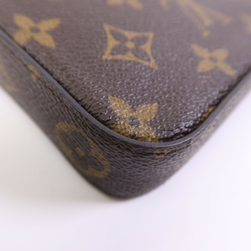 LOUIS VUITTON Monogram Pochette Felicie金扣鏈帶肩背袋-12