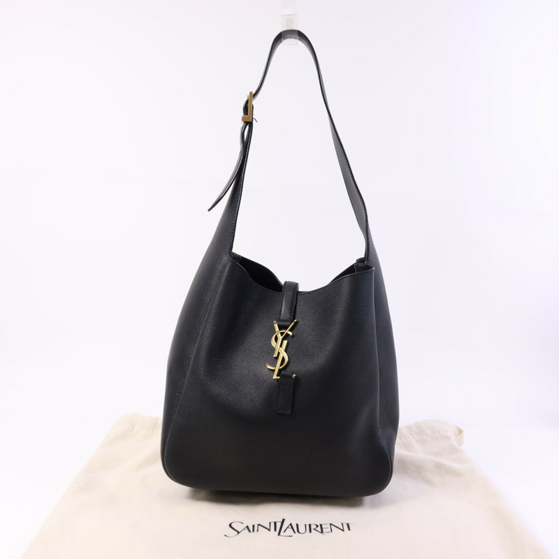 SAINT LAURENT 牛皮皮革LE5A7金扣肩背袋-9