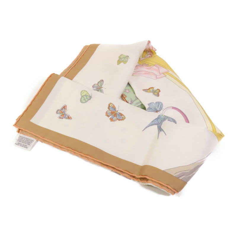 HERMES 絲質90x90絲巾-2