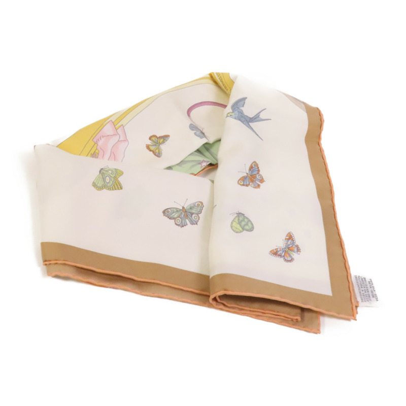 HERMES 絲質90x90絲巾-3