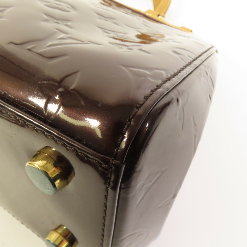 LOUIS VUITTON Monogram Vernis Brea GM金扣手挽肩背兩用袋-12