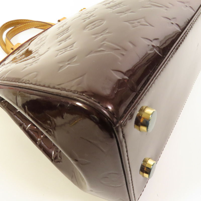 LOUIS VUITTON Monogram Vernis Brea GM金扣手挽肩背兩用袋-14