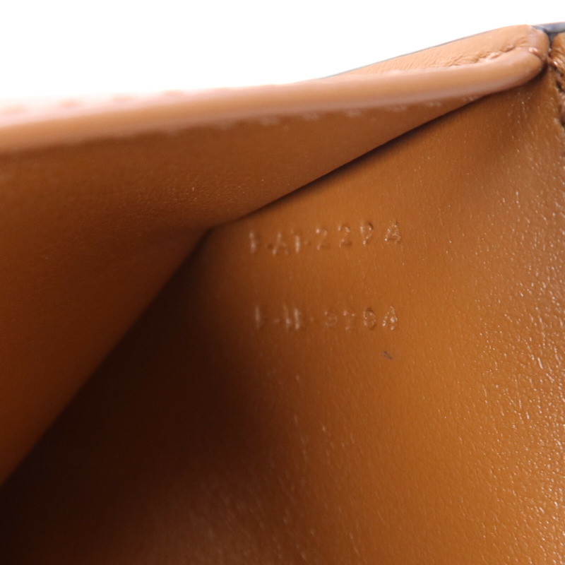 CELINE 塗層帆布Compact Wallet With Coin Triomphe金扣錢包-6