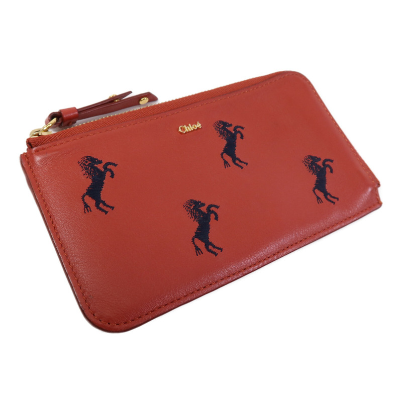 Chloe 牛皮皮革Card Case金扣卡片套-2